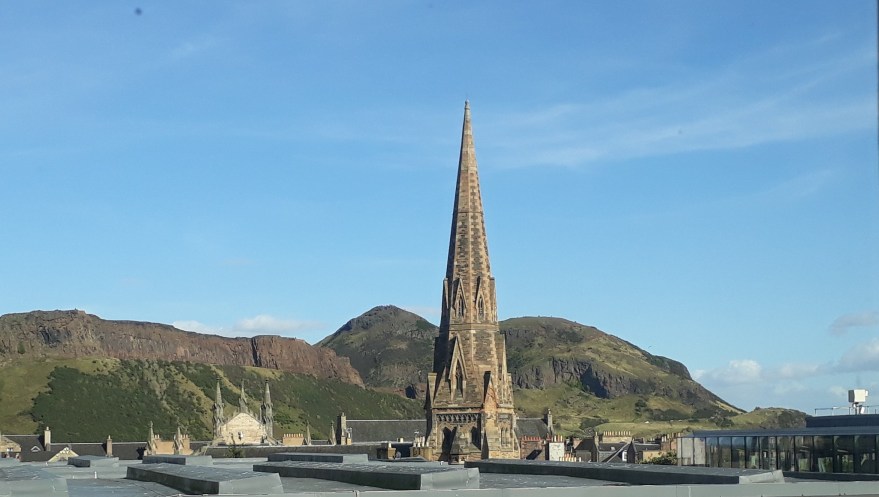 view of arthur's seat, edinburgh